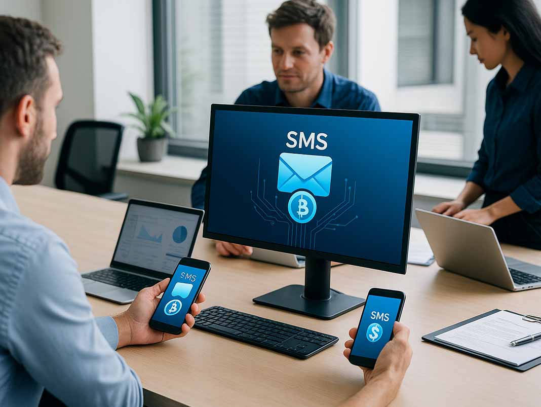 Cryptocurrency Transactions via SMS Without Internet Access